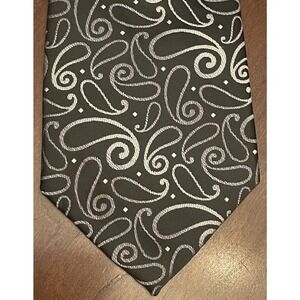 Essante Black 100% Polyester Men’s Neck Tie Made In China